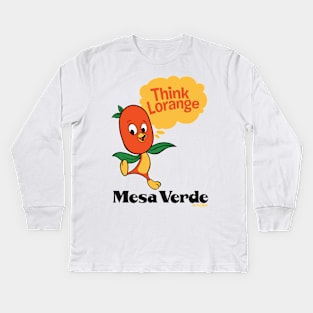 Think Little L'Orange Bird Kids Long Sleeve T-Shirt